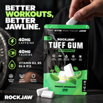 Tuff Gum Performance | Chewing-gum dur mâchoire + 40 mg de caféine et taurine